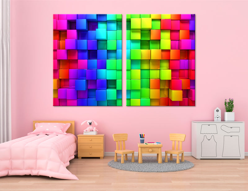 Colorful Abstract Canvas Print #1083