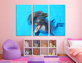 Dolphins Canvas Print #8180