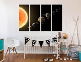 Solar System Canvas Print #6040