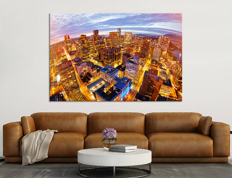 Vancouver Streets Canvas Print #9172