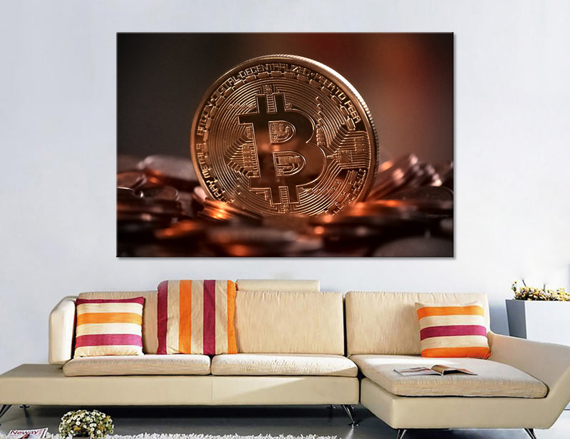 Cryptocurrency Canvas Print #3817