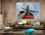 Red Propeller Canvas Print #3811
