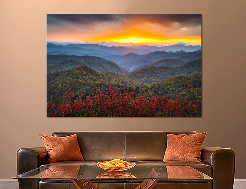 Blue Ridge Parkway Canvas Print 