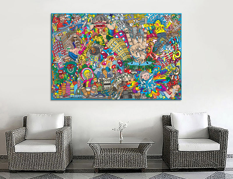 Child Abstract Canvas Print #1285