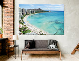 Waikiki Beach Canvas Print #7136