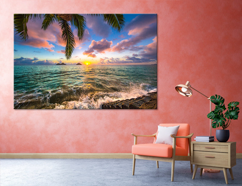 Beautiful Lanikai, Hawaii Canvas Print #7163