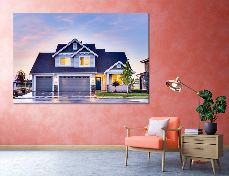 Vacation Home Canvas Print #9194