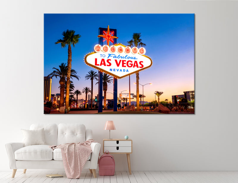 Fabulous Las Vegas Sign Canvas Print #9191