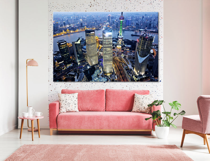 Shanghai Canvas Print #9119