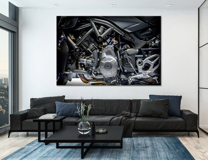Motorbike Decor Canvas Print #3793