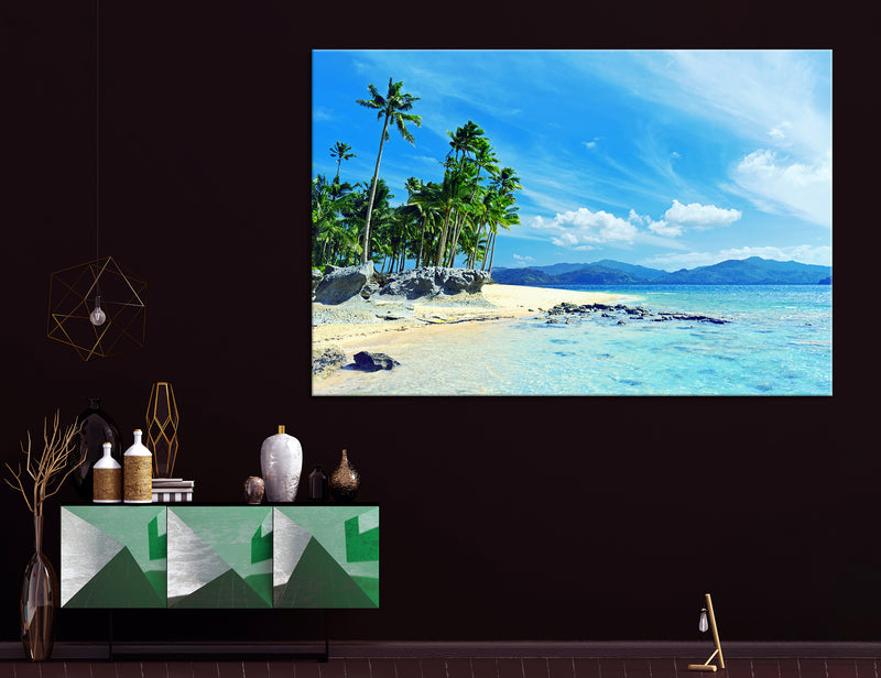 Paradise Beach Canvas Print #7163