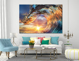 Rolling Waves Canvas Print #7043