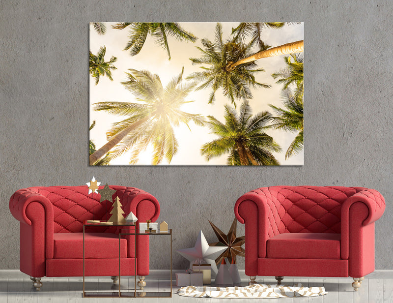 Palm Trees Canvas Print #7014