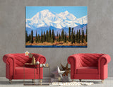 Mountain Forest Canvas Print #7557
