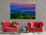 Mountain Forest Canvas Print #7060
