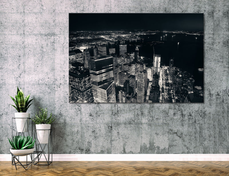 Urban Skyscrapers Canvas Print #9160