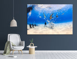 Diving Canvas Print #7164