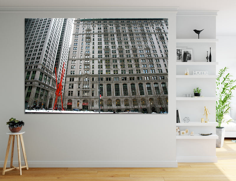 Manhattan BW Canvas Print #9179