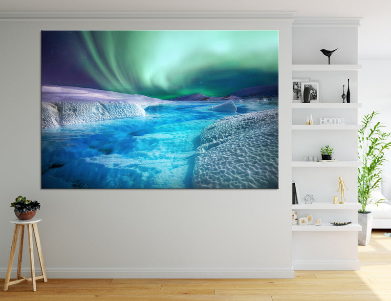 Aurora Borealis Canvas Print #7104