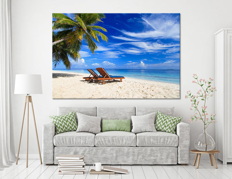 Sea Shore Canvas Print #7184