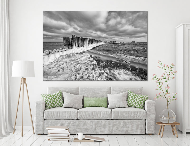 Old Pier Canvas Print #7086