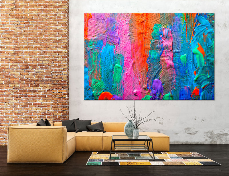 Paint Abstract Canvas Print #1069