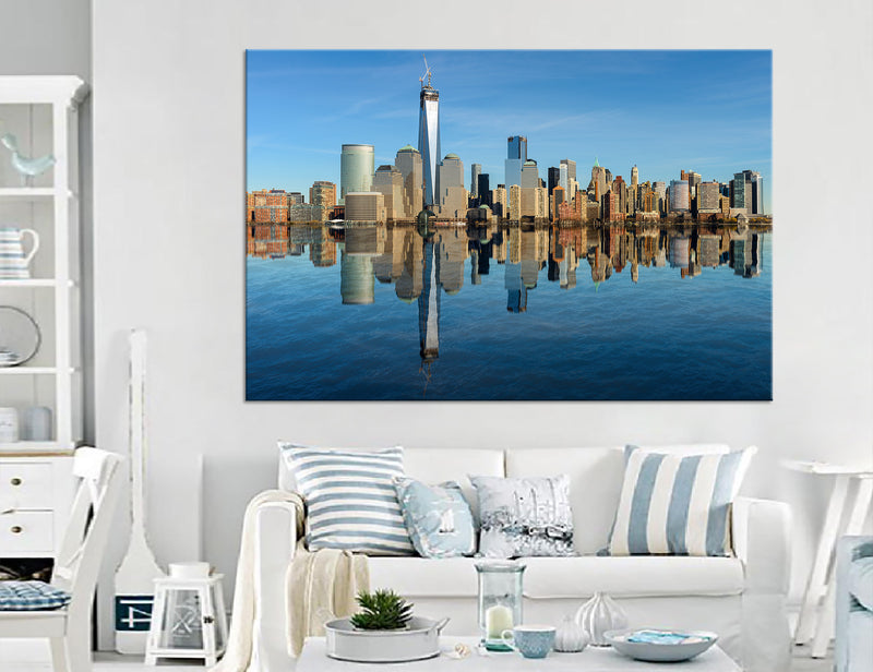 Lower Manhattan Canvas Print #9148