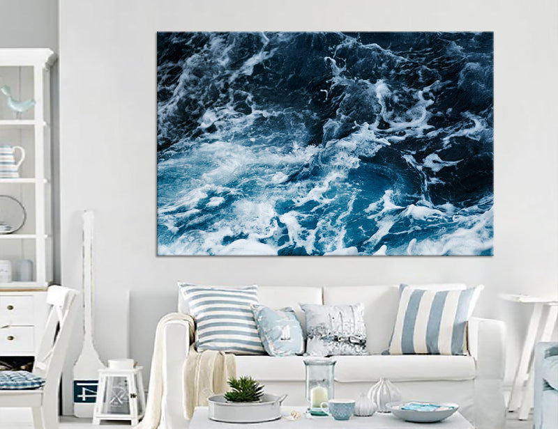 Dark Waves Canvas Print #7133