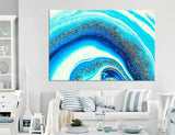 Blue Abstract Canvas Print #1049