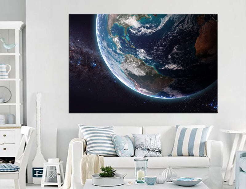 Blue Earth Canvas Print #6017
