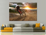 Off Road Cycling Canvas Print #4164