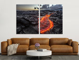 Magma Canvas Print #7067