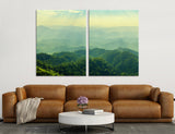 Forest in The Mountains Canvas Print #7026