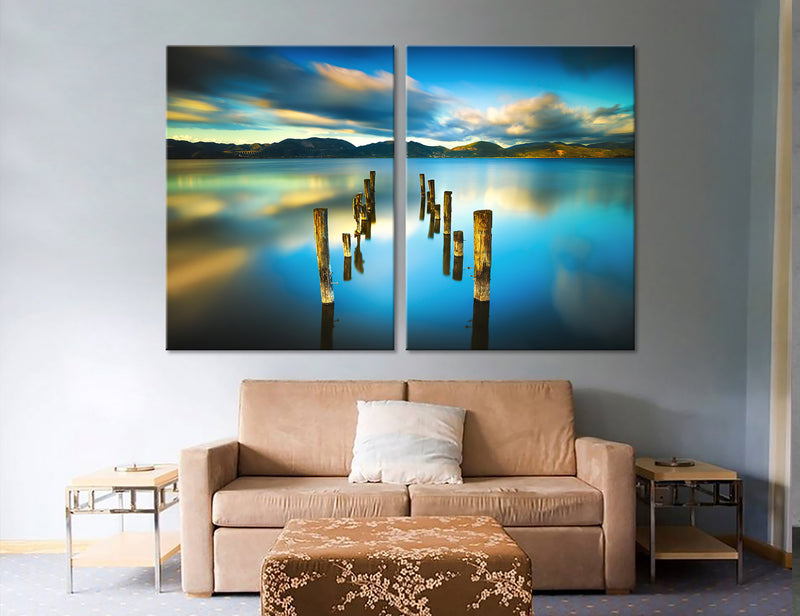 Ruined Pier Canvas Print #7248
