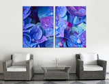 Blue Flowers Canvas Print #7542