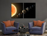 Solar System Canvas Print #6040