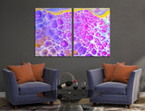 Pink Purple Abstract Canvas Print #1033