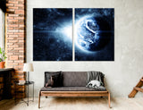 Planet Canvas Print #6037