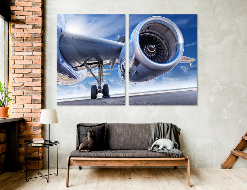Jet Engines Canvas Print #3800