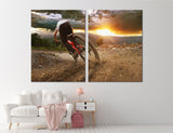 Off Road Cycling Canvas Print #4164