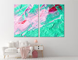 Light Green Abstract Canvas Print #1045