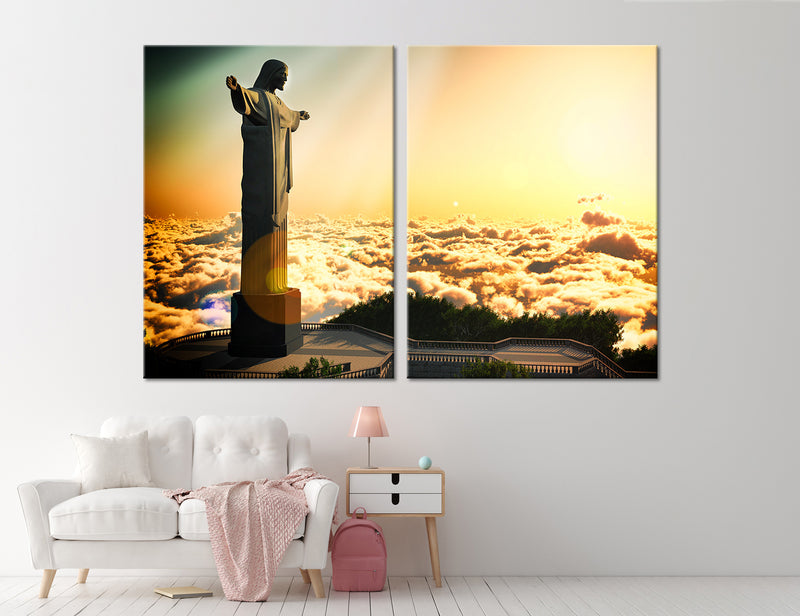 Statue of Christ the Savior Canvas Print #9107