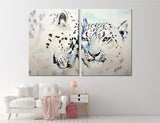 Leopard Abstract Canvas Print #1132