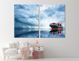 Cargo Ship Canvas Print #7039