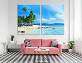 Paradise Beach Canvas Print #7163