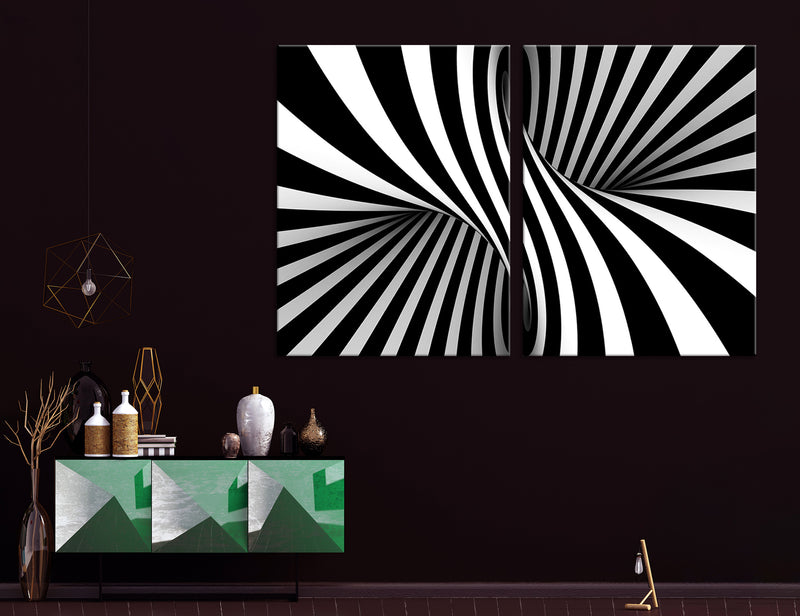 Zebra Art Canvas Print #1127