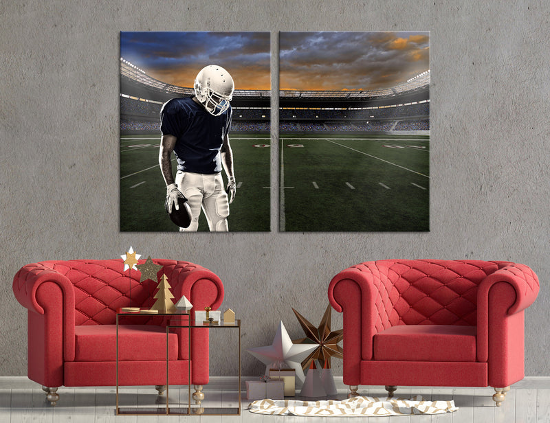 Footballer Canvas Print #4151
