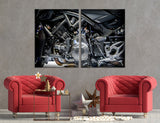 Motorbike Decor Canvas Print #3793
