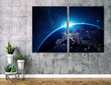 Earth View From Space Canvas Print #6042