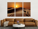 Camel in the Desert Canvas Print #7098